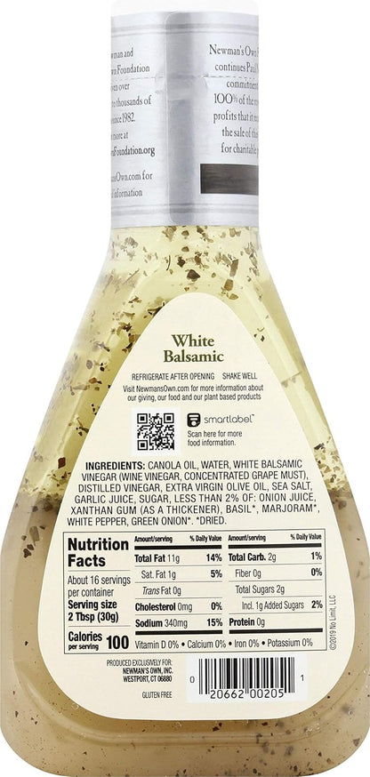Newman's Own Salad Dressing, Caesar, 16-Ounce Bottles (Pack of 6)