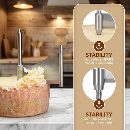 SHINEOFI Cheese Curler Rotary Cheese Shaver Wheel Manual Grater Part - 304 Stainless Steel Hard And Semi-Hard Curler Cutter For Kitchen Cooking Restaurants Cake Shop(Only Shaver)