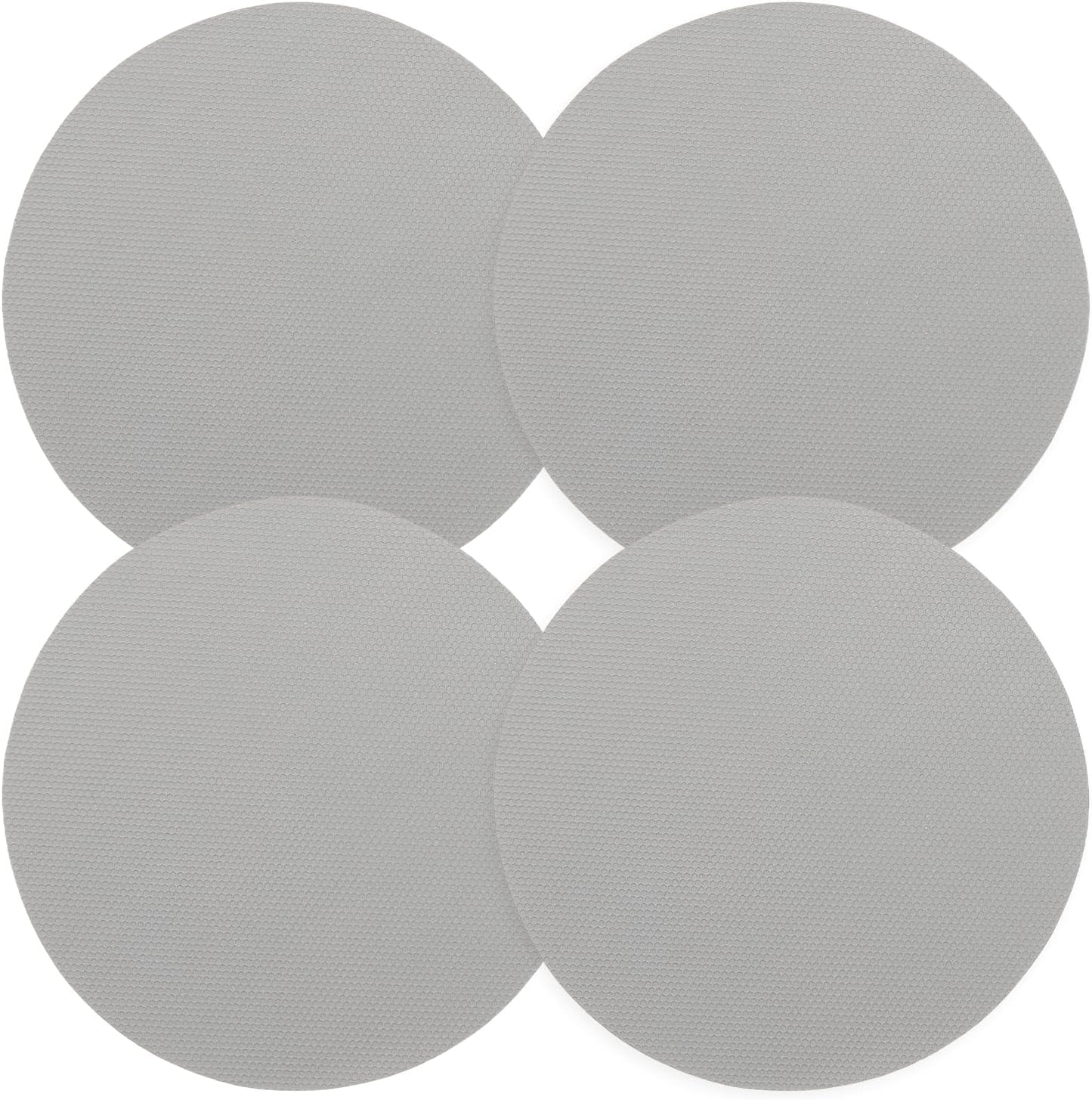 uxcell 4pcs Silicone Jar Opener Pads, 12.5cm/5" Texture Can Opener Multipurpose Round Bottle Lid Opener Non-Slip Coasters for Weak Hands Seniors Children, Gray