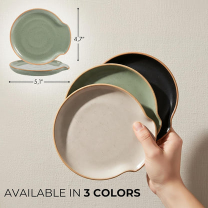 Beautiful Ceramic Spoon Rest for Stove Top - Perfectly Sized Spoon Holder for Your Kitchen Countertop - Easy to Clean and Dishwasher Safe, Perfect Addition to Any Kitchen Counter for Everyday Cooking
