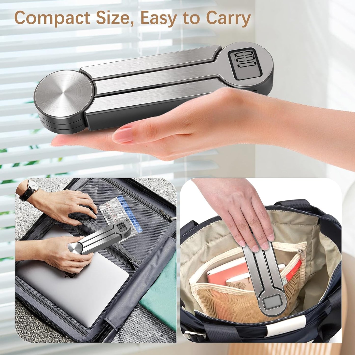 Folding Food Scale, Digital Kitchen Scale, Portable Food Scale Travel Scale for Food, Collapsible Mini Pocket Scale Grams and Ounces, Ideal for Diet Calorie Control Compact Kitchen (Black)