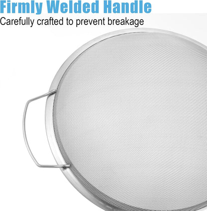 4pcs Paint Strainer Stainless Steel 60 Mesh Extra fine mesh Strainer strainers Fines meshs Large fine meshs strainers Fits 5 Gallon Paint Bucket Filter Tool Insert