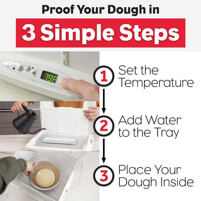 Brod & Taylor Folding Proofer + Dough Whisk (Bundle)