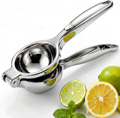 Stainless Steel Manual Juicer Citrus, Lemon Squeezer, Fruit Juicer Lime Press Metal, Professional Hand Juicer Kitchen Tool Bar Juicer for Bartender Accessories
