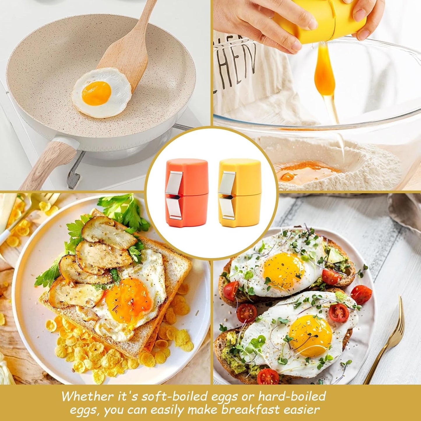 2 Pcs Egg Peeler,Egg Peeler Tool For Hard Boiled Eggs,Cracker,Hard BoiledPeeler,Shell Opener,Shell Opener For Hard Boiled,(Can't open hard-boiled eggs)