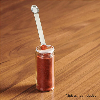 AllSpice Stainless Steel Double Sided Measuring Spoon- Teaspoon and Tablespoon