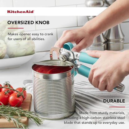 KitchenAid Gourmet Multifunction Can Opener/Bottle Opener, 8.36-Inch, Black