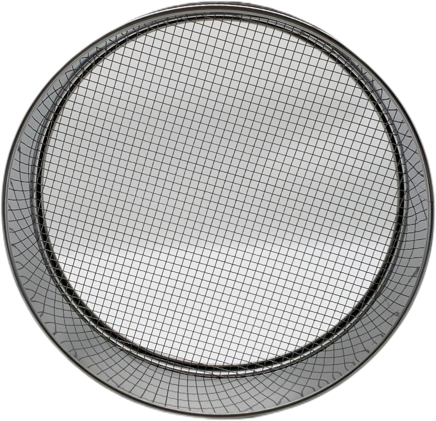 Soil Sieve for Garen -12 inches Soil Sifter for Rocks Compost-Sifting pan (1/8”Mesh Screen)
