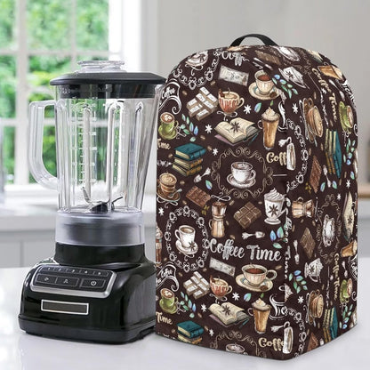 Coffee Pastry Blender Dust Cover with Drawstring Field Stand Mixer or Coffee Maker Cover Anti Fingerprint Polyester Appliance for Home Kitchen Decor