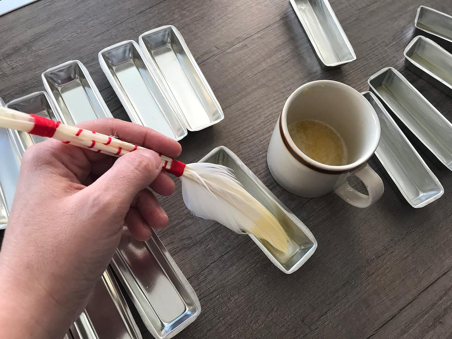 Feather pastry basting brush