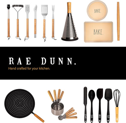 Rae Dunn Everyday Collection Multifunction Grater- Stainless Steel Grater and Zester for Cheese, Spices, Vegetables, Cream