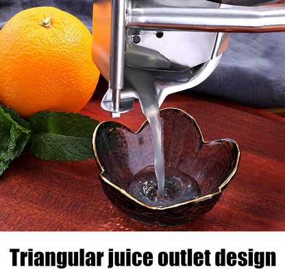Manual Juicer, 304 Stainless Steel Lime Squeezer Tomato Press Manual Citrus Juicer with Comfortable Handle Kitchen Accessories Fresh Fruit Juice Extractor for Lemon Grape Fruit