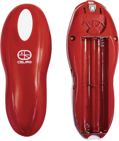 A1 Electric Can Opener – Smooth Edge Tin Opener with Easy-Touch Start & Stop, Ergonomic, Compact & Cordless Design - Black