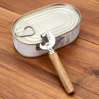 Stainless Steel Japanese Can Opener Manual, Old Fashioned Vintage Style Handheld Tool for Kitchen & Camping, Small & Efficient Abridor de Latas Manual