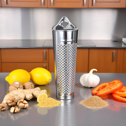 Multifunctional Kitchen Stainless Steel Ginger Garlic Nutmeg Grater Nut Walnut Lemon Hand Planer Tool Lemon Zester Durable and Professional Kitchen Tool Graters, Peelers and Slicers
