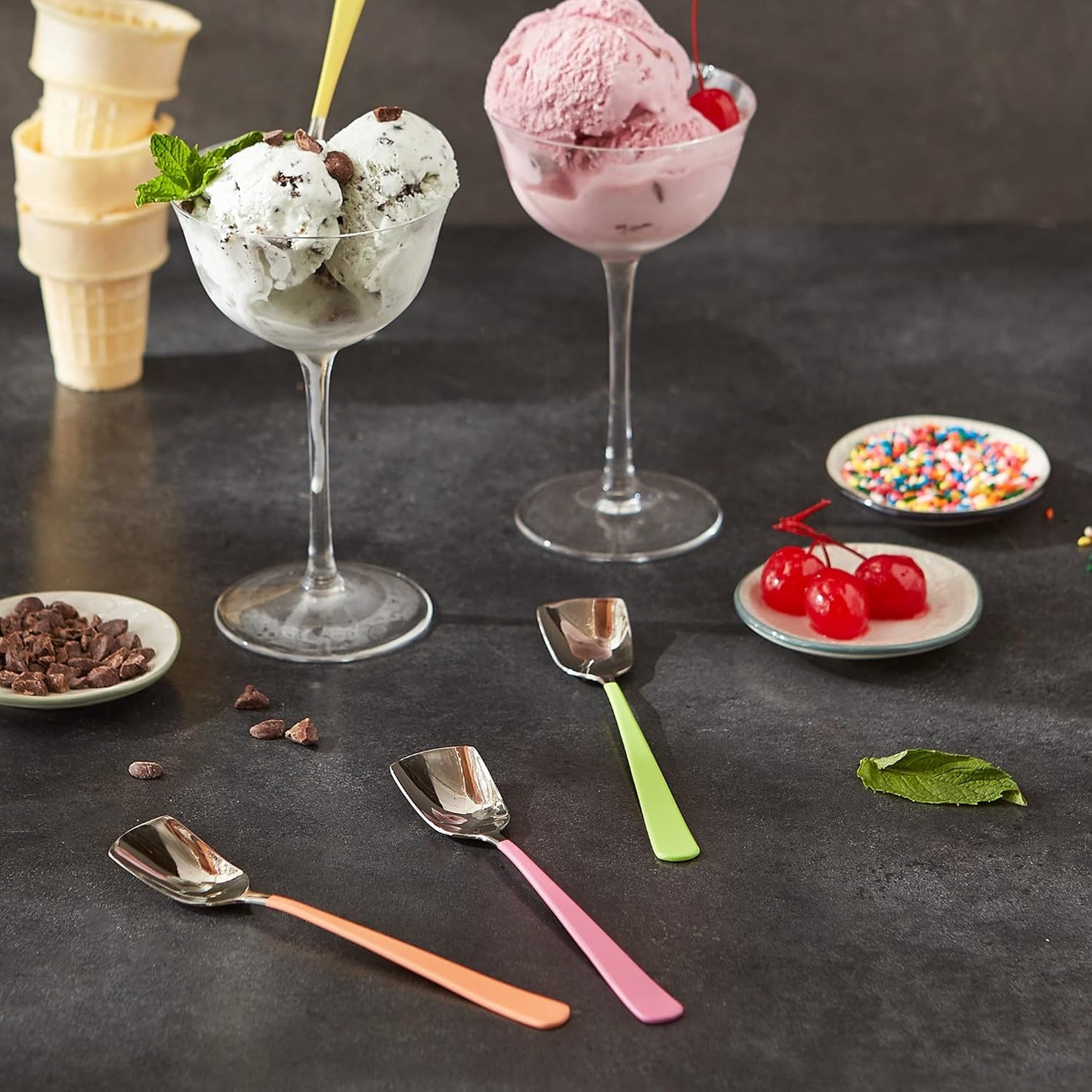RSVP International Ice Cream Tool Collection, Dishwasher Safe, Large Handle, Scoop