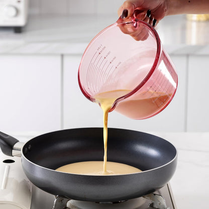 COOK WITH COLOR Glass Measuring Cups - Ideal for Cooking and Baking, Green