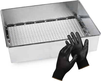 Soil Sifter, Standard Size (12 x 10 inches) with 1/8-inch Mesh, Garden Sieve for Dirt, Sand, Rocks, and Compost