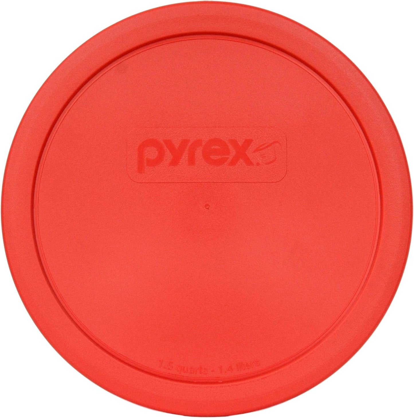 Pyrex (1) 325-PC Blue 2.5Qt, (1) 323-PC Red 1.5Qt (1) 322-PC Blue 1Qt Mixing Bowl Lids - Made in the USA