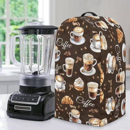 Coffee Pastry Blender Dust Cover with Drawstring Field Stand Mixer or Coffee Maker Cover Anti Fingerprint Polyester Appliance for Home Kitchen Decor