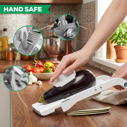 Benriner Super Slicer, with 4 Japanese Stainless Steel Blades, Beige