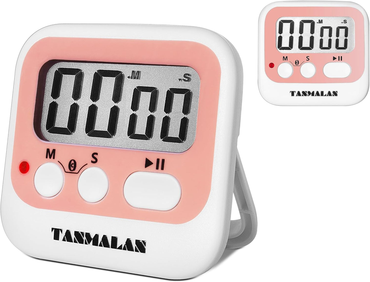 Easy to USE, Digital Kitchen Timer, Magnetic Timer,Tanmalan(Black,1 Pack)
