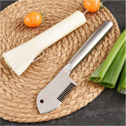 Stainless Steel Multi-purpose Julienne Peeler,Vegetable Julienne Slicer With Handle and Hanging Hole(2pcs)