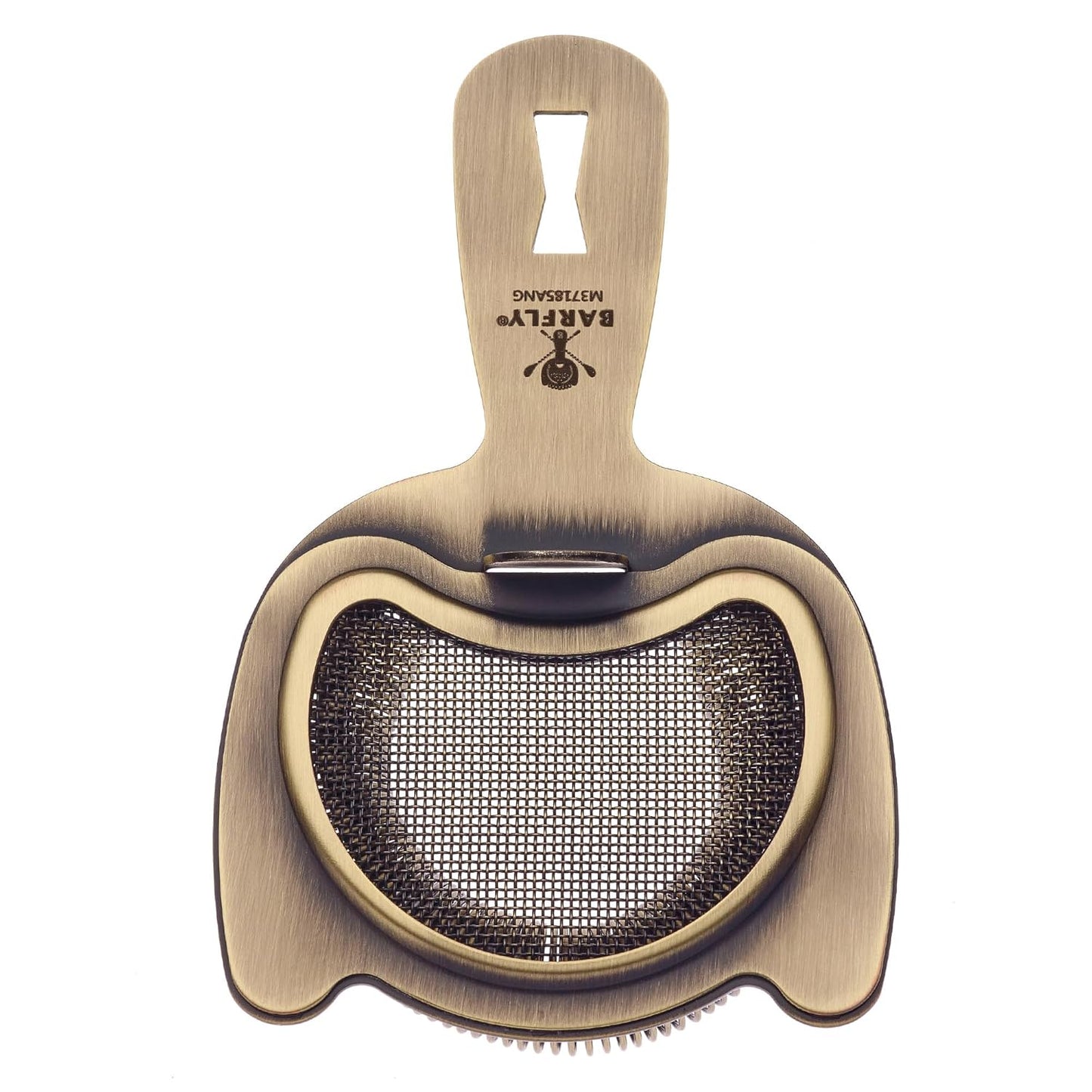 Barfly Fine Mesh Spring Strainer, Black