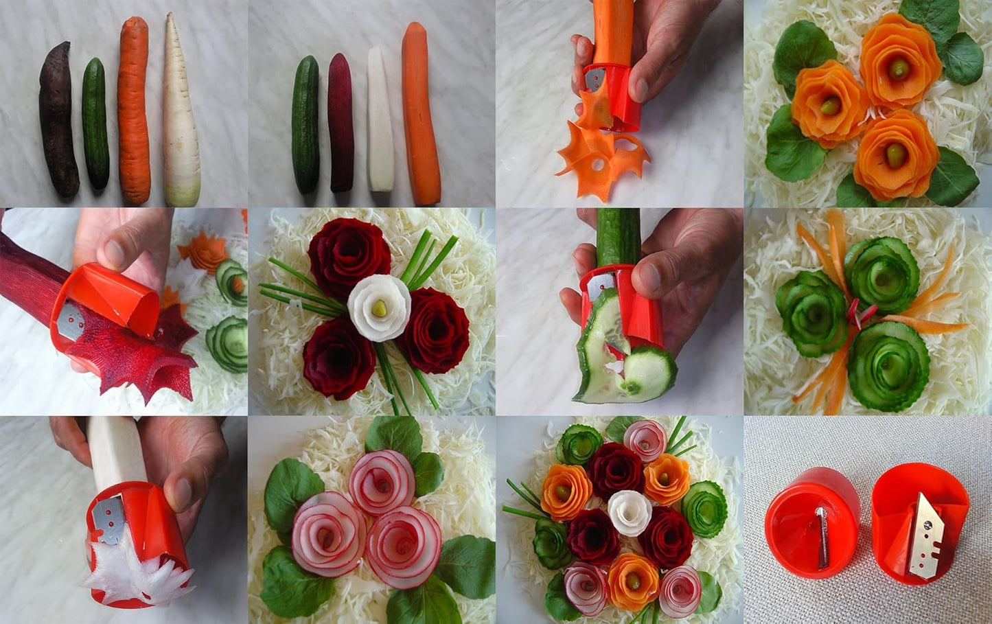 Spiral Vegetable Fruit Slicer Cutter Grater Twister Peeler Kitchen Gadgets Tools
