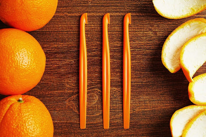 New Talent 6 Orange Peeler Set Orange Peeler Easy Open Citrus Lemon Citrus Peeler Cutter Vegetable Slicer Fruit Tools Kitchen Gadgets(Neon Bright Color)