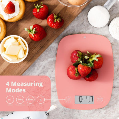 Greater Goods Food Scale – Digital Kitchen Scale, 1g Precision, Easy-Tare & Quick Conversion, Slim Compact Design, Durable & Portable | Ideal for Cooking, Baking & Meal Prep