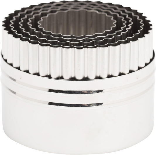 Ateco Plain Edge Round Cutters in Graduated Sizes, Stainless Steel, 11 Pc Set