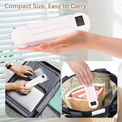Folding Food Scale, Digital Kitchen Scale, Portable Food Scale Travel Scale for Food, Collapsible Mini Pocket Scale Grams and Ounces, Ideal for Diet Calorie Control Compact Kitchen (Black)