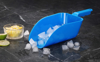 New Star Foodservice 34400 Polycarbonate Plastic Utility Ice Scoop, Clear, 12-Ounce