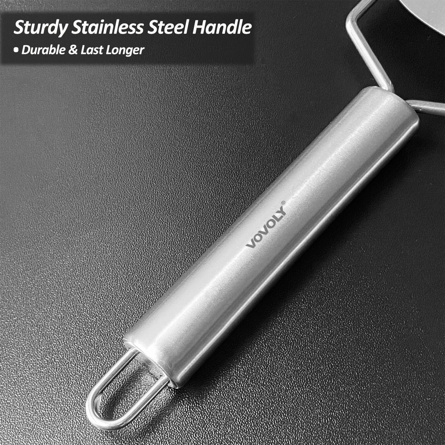 Julienne Vegetable Grater, Handheld Carrot Shredder, Ultra-Sharp Stainless Steel Julienne slicer, Mess-Free Grating - Dishwasher Safe