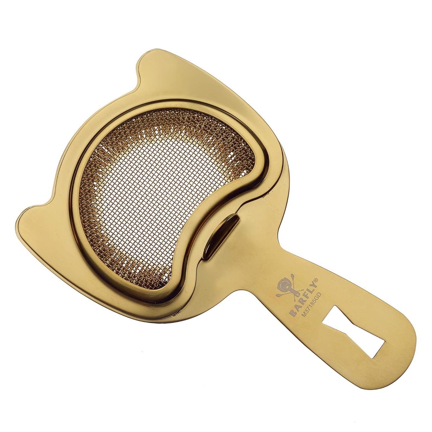 Barfly Fine Mesh Spring Strainer, Black
