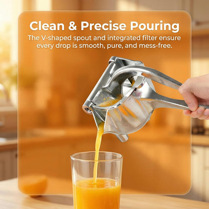 2026 New Model Manual Juicer Press, Aluminum Alloy Lemon Squeezer & Citrus Pomegranate Grapefruit Extractor, 0.6L Capacity, Ergonomic Non-Slip Grip for Easy Cleaning, Kitchen Juice Tool.