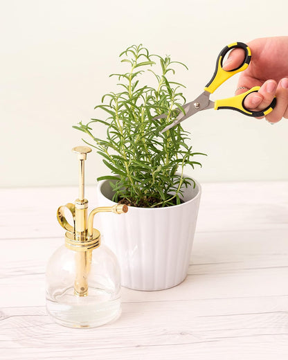 American Crafts Cutter Bee Herb Scissors 4/Pkg-Yellow/Black