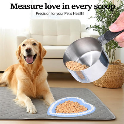 DOTINGHUX 1/3 Cup Magnetic Grips Stainless Steel Measuring Cup -1PCS