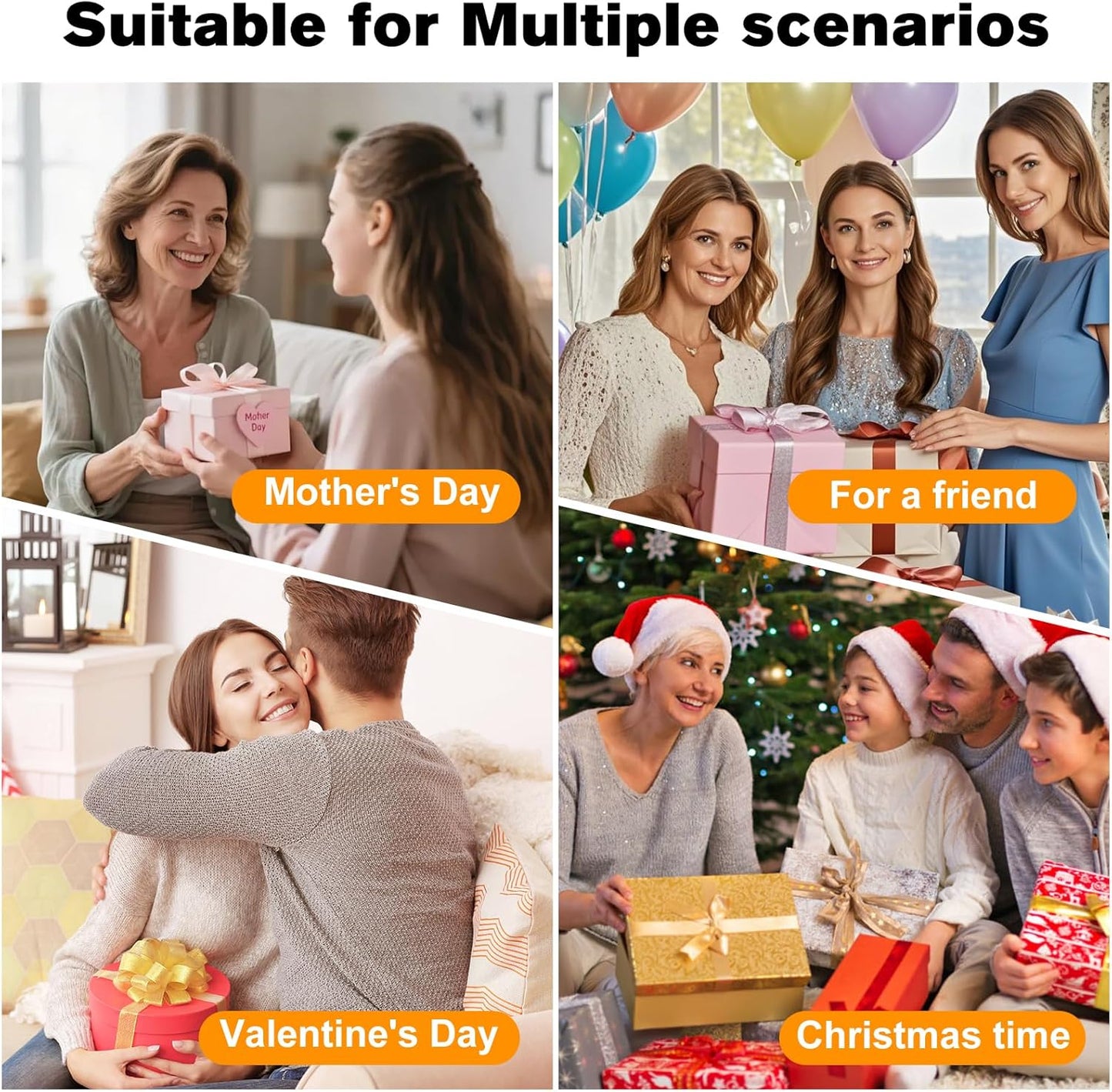Automatic Dumpling Press Maker Machine, Household Easy Quick Electric Dumpling Maker Press Machine with Empanada Maker Press,Dough Cutters,Spoon and Brush- For Home Kitchen Christmas Birthday Gifts