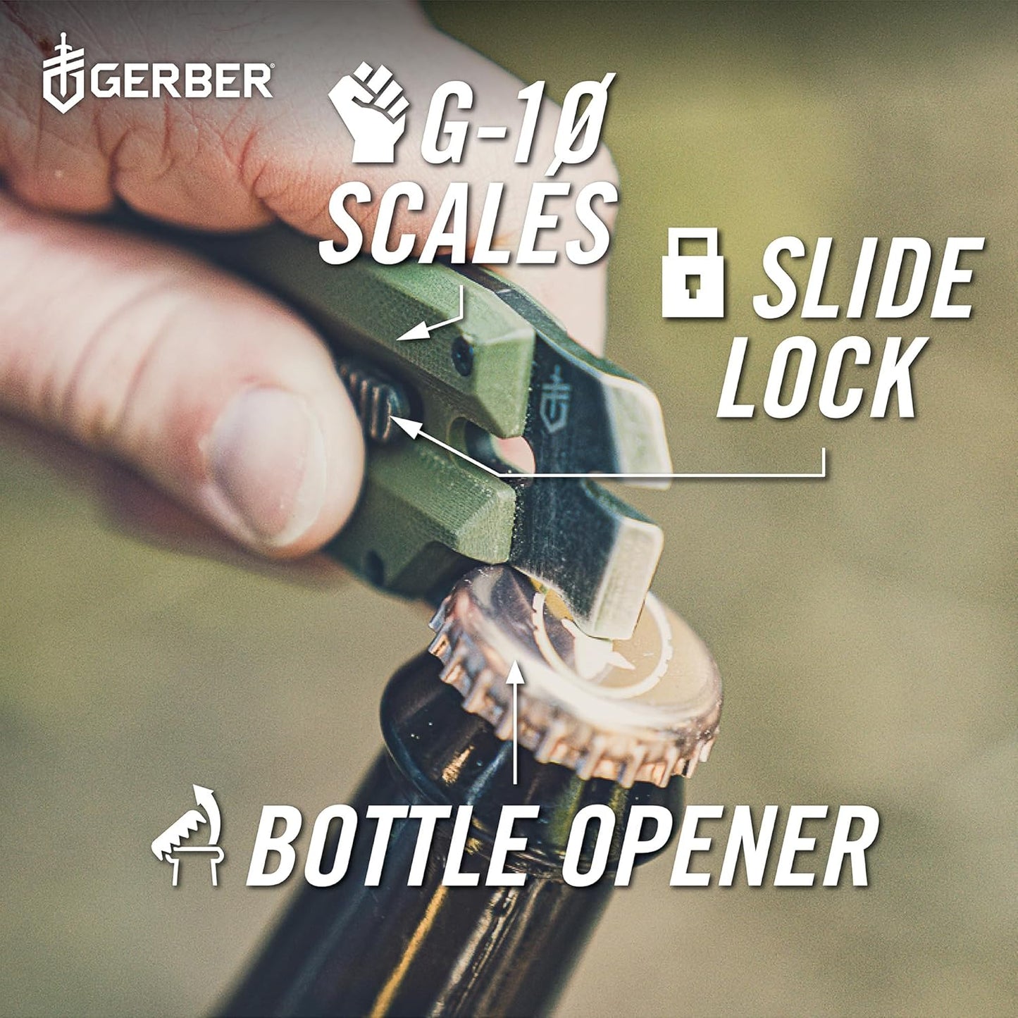 Gerber Gear Prybrid Utility Knife with Pocket Clip, Box Cutter Retractable Blade, Heavy Duty Utility Razor with Pry Bar, Bottle Opener, and Wire Stripper, Multi tool Pocket Knife, Blue with Clip