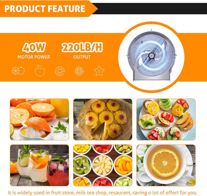 WICHEMI Electric Vegetable Slicer Commercial Fruit Slicing Machine Potato Slicer Electric Cabbage Shredder Machine 2 IN 1 Manual Electric Vegetable Cutter Stainless Steel Food Slicer