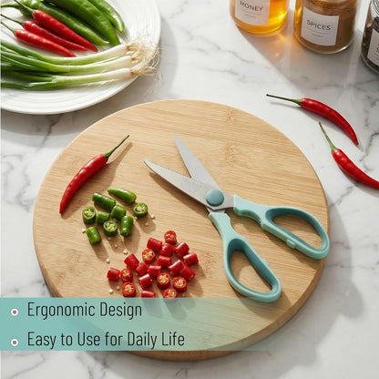 Mr. Pen- All Purpose Kitchen Shears with Protective Sheath, 8 Inch, Dishwasher Safe, Stainless Steel Food Scissors with Micro-Serrated Blades, Soft Grip Comfort Handle, Durable Utility Kitchen Shears