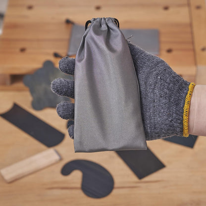 New Cabinet Scraper Cards and Cabinet Scraper Burnisher with 12 Piece Multi-Shaped Scraper Set Suitable for Various Small space and Small-Sized Tasks(HTCSCS13)