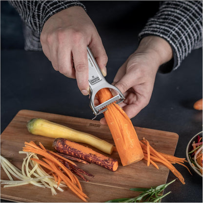 Kuhn Rikon Swiss Metal Peeler 4”, Stainless Steel