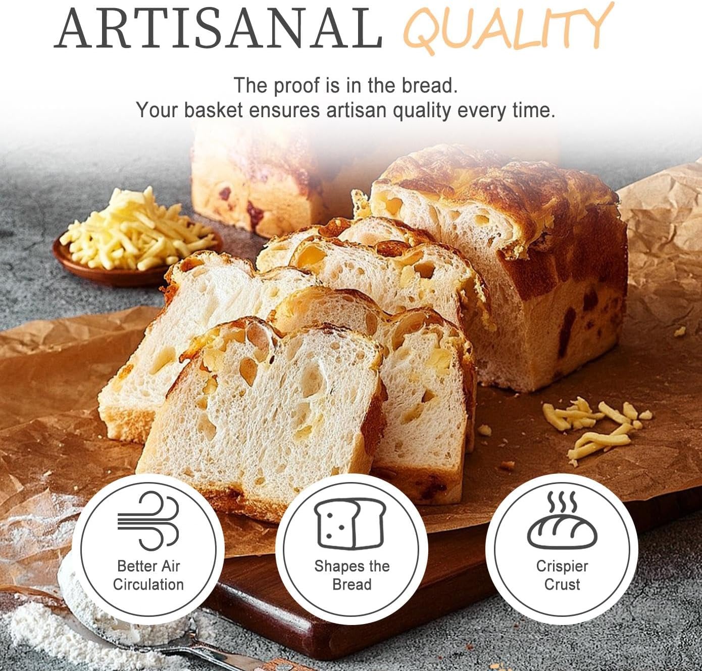 Aoocan Sourdough Starter Kit for Beginners, Bread Baking Supplies & Bread Making Tools – 9 Inch Round & 10 Inch Oval Banneton Bread Proofing Basket Set with Dough Whisk, Lame, Scraper & Brush