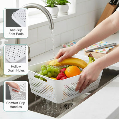 RockBerry 50 Pcs Large Food Storage Containers with Lids Airtight-85 OZ to small Containers-Total 526OZ Stackable Kitchen Set -BPA Free Leak proof containers- Freezer Microwave safe