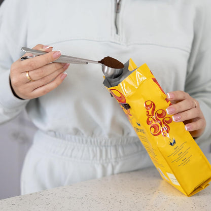 Fox Run Bag Spoon Clip, Coffee Measuring Spoon With Bag Clip, 1 Tablespoon