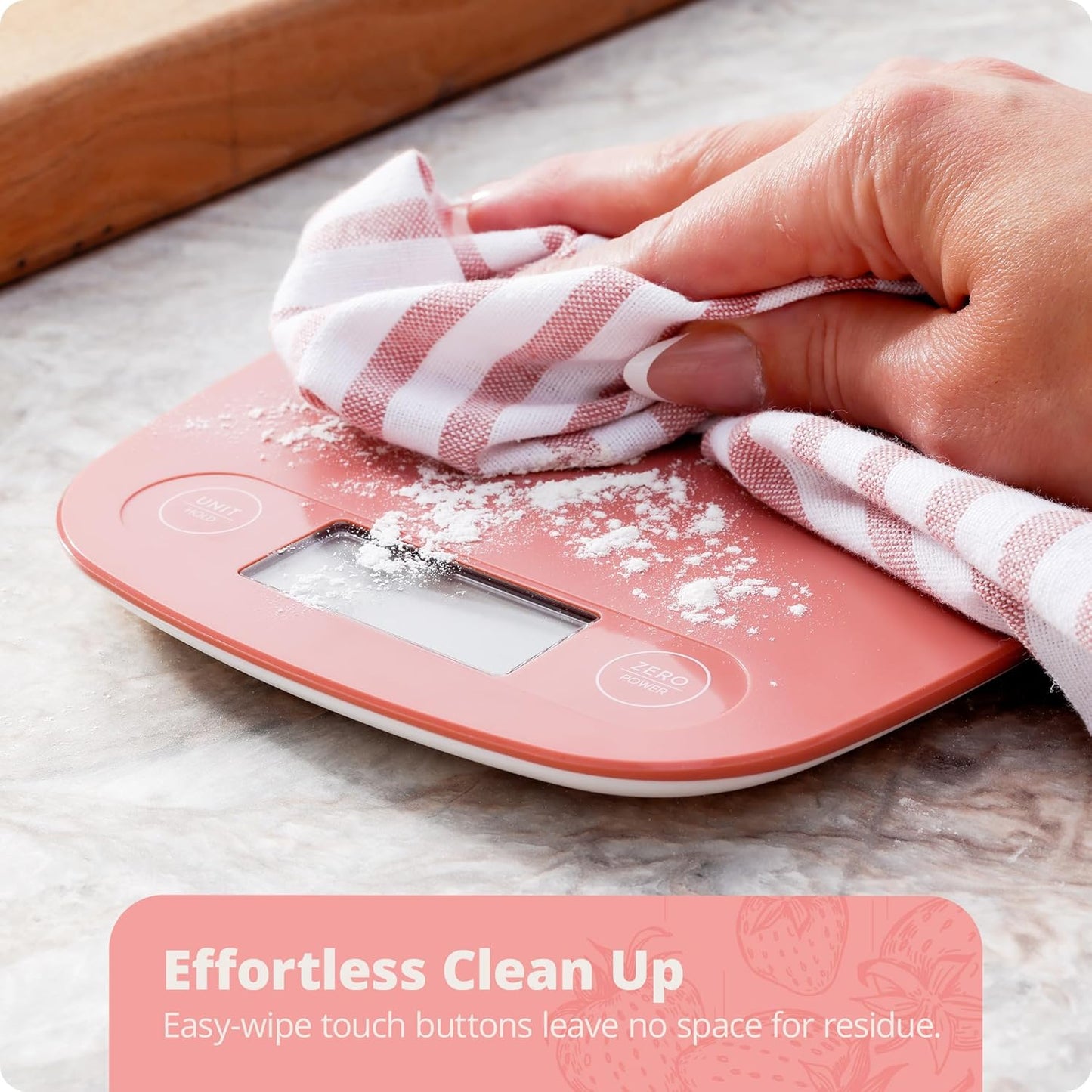 Greater Goods Food Scale – Digital Kitchen Scale, 1g Precision, Easy-Tare & Quick Conversion, Slim Compact Design, Durable & Portable | Ideal for Cooking, Baking & Meal Prep