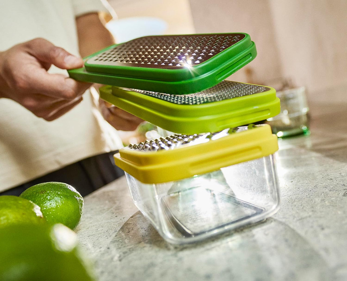 Joseph Joseph Multi-Prep Mini, 3-in-1 Compact space saving Vegetable Chopper & Dicer, Egg Slicer, 3 Stainless Steel Wire cutters